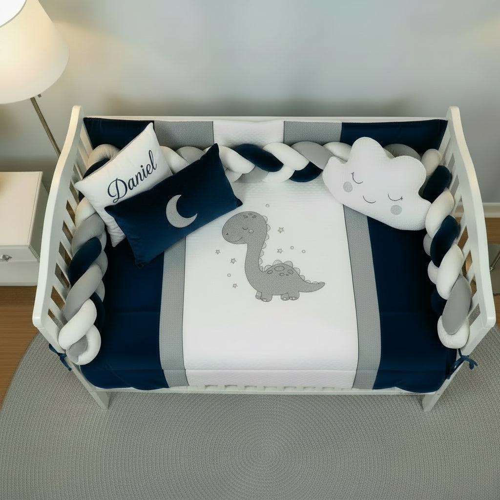 🛏️ Lencería Triblet Personalizada para Cuna – Suavidad y Diseño Exclusivo