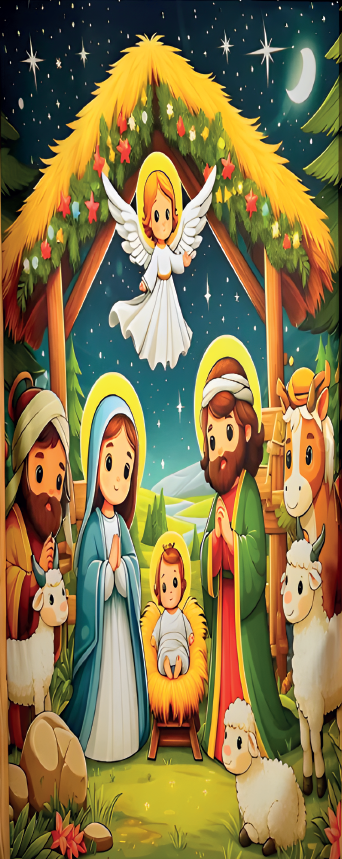 🎄 Puertas Navideñas Decorativas | Bosquejo Textil
