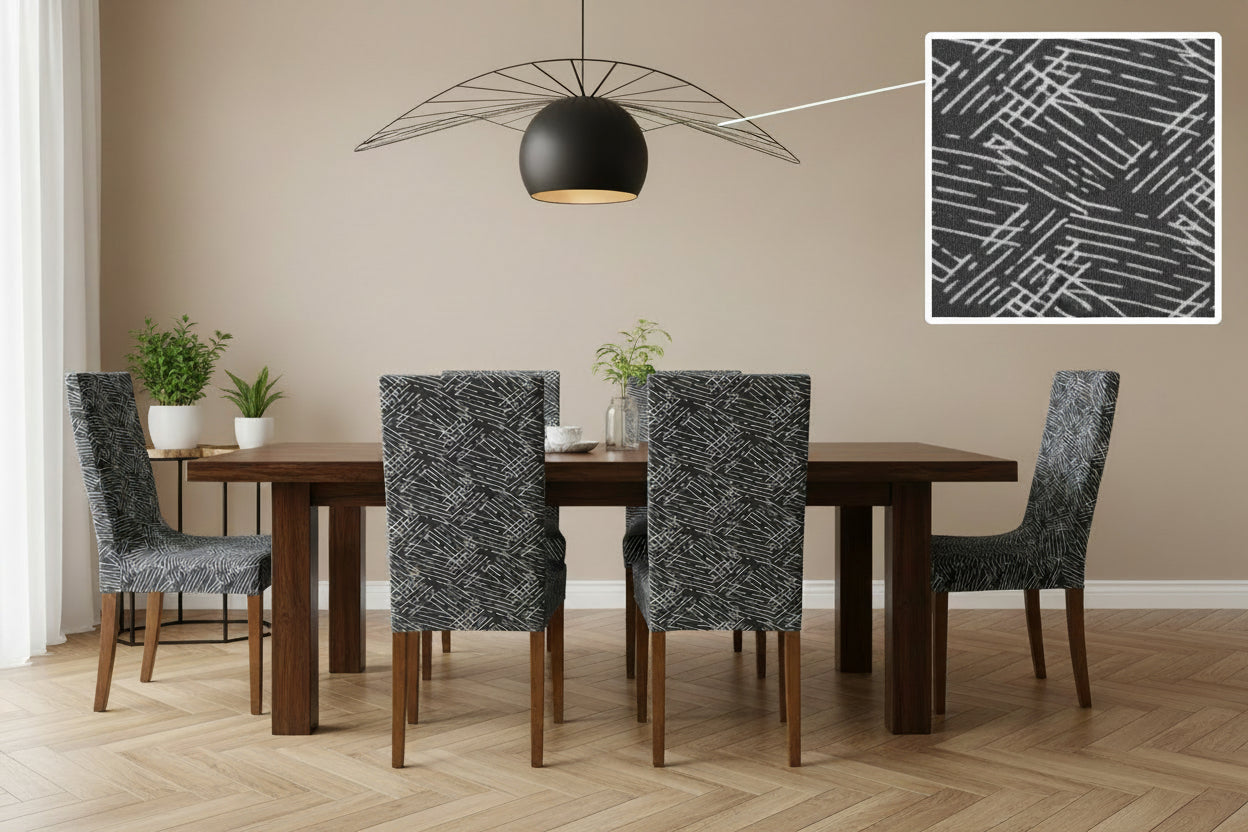 Fundas Premium para Sillas de Comedor | Tela Piel de Durazno 220g – Suavidad y Estilo X Unidad