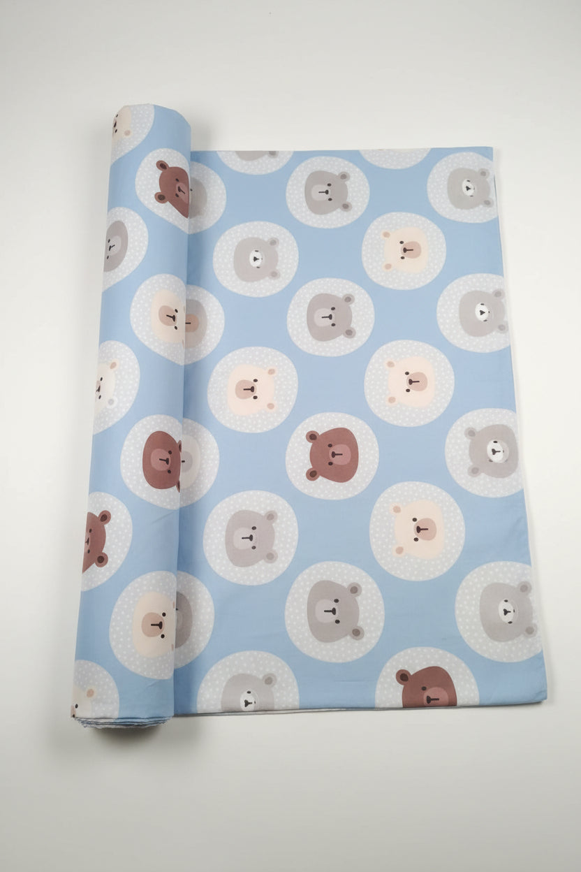Tela Genero Estampado Animalitos – 1.80m Ancho | Tela Suave ideal para sabanas 🛏️ X METRO