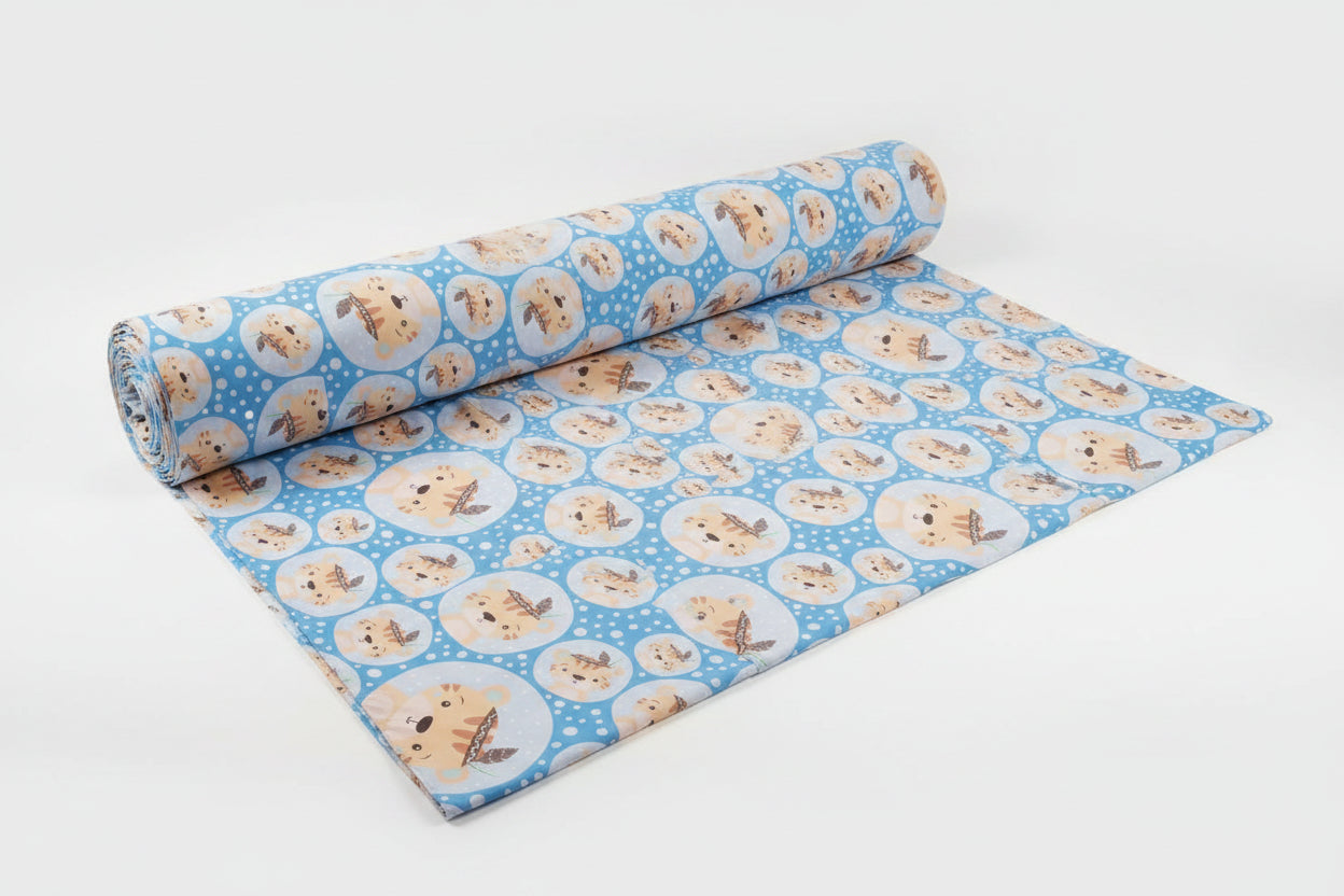 Tela Genero Estampado Animalitos – 1.80m Ancho | Tela Suave ideal para sabanas 🛏️ X METRO