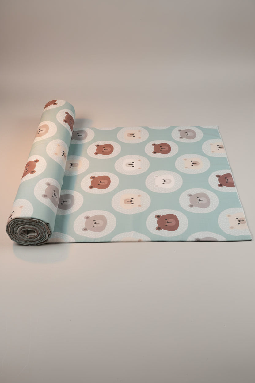 Tela Genero Estampado Animalitos – 1.80m Ancho | Tela Suave ideal para sabanas 🛏️ X METRO