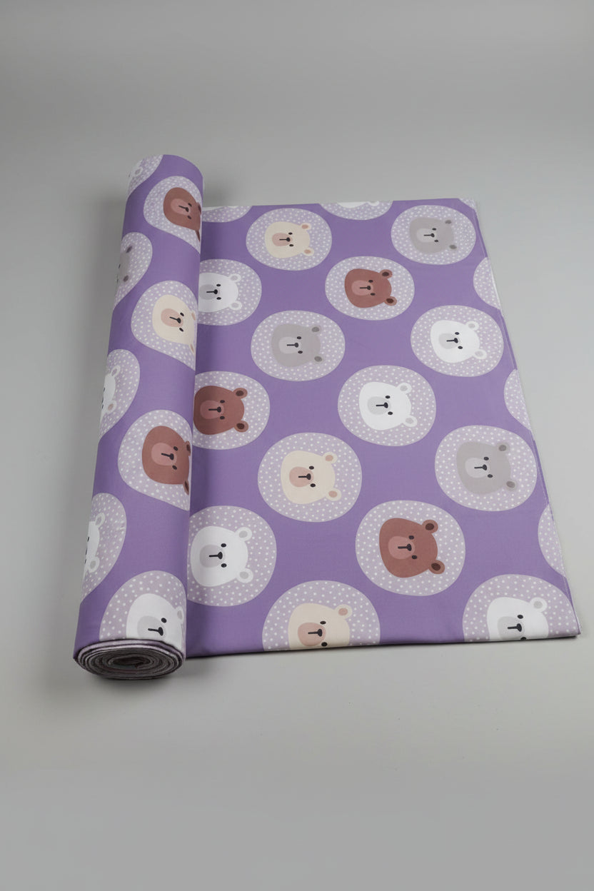 Tela Genero Estampado Animalitos – 1.80m Ancho | Tela Suave ideal para sabanas 🛏️ X METRO