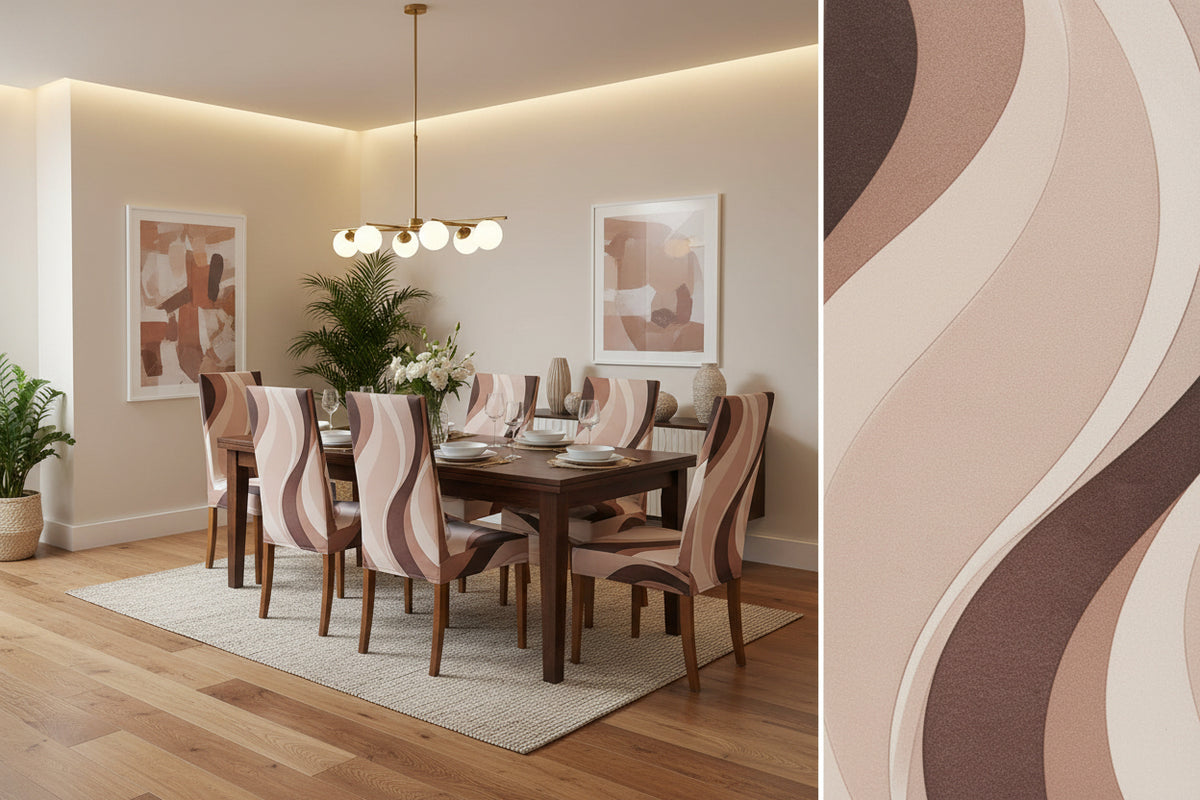 Fundas Premium para Sillas de Comedor | Tela Piel de Durazno 220g – Suavidad y Estilo X Unidad